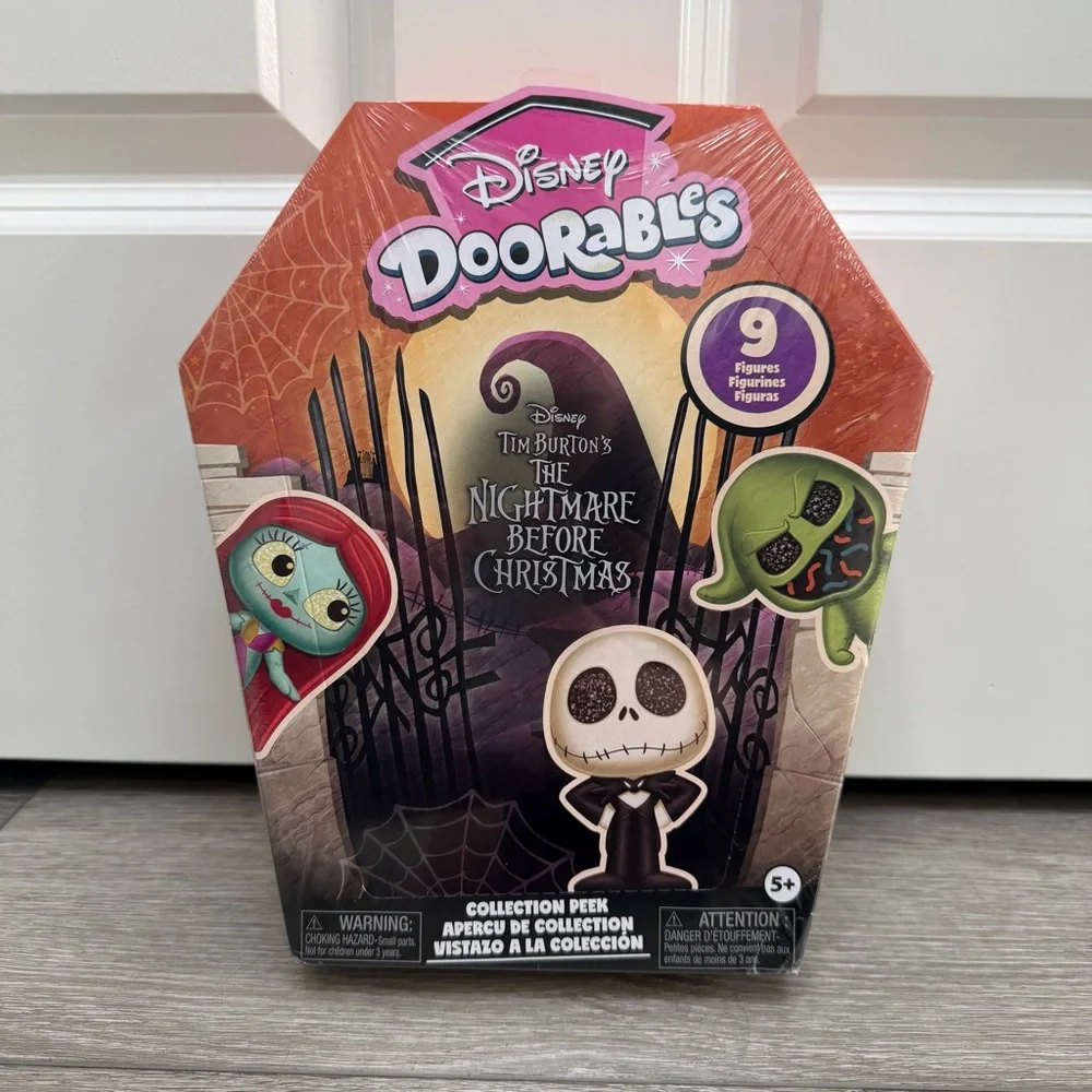 DISNEY DOORABLES THE NIGHTMARE BEFORE CHRISTMAS 9 FIGURE COLLECTION PEEK NEW